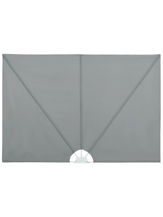 Kokoontaittuva terassin sivumarkiisi harmaa 300x200 cm