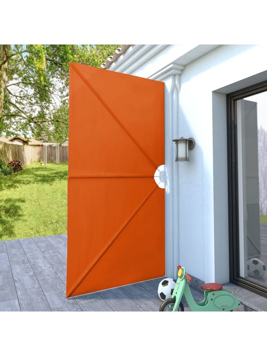 Kokoontaittuva terassin sivumarkiisi terrakotta 300x150 cm
