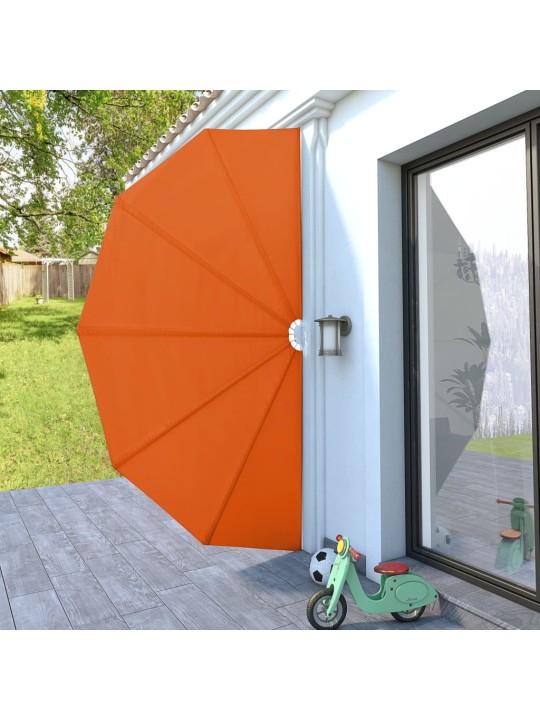 Kokoontaittuva terassin sivumarkiisi terrakotta 200 cm