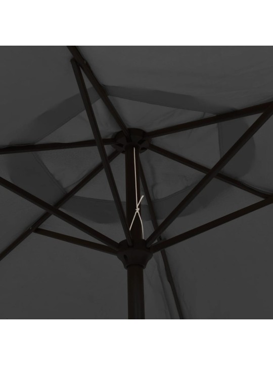 Aurinkovarjo metallirunko 300 cm antrasiitti