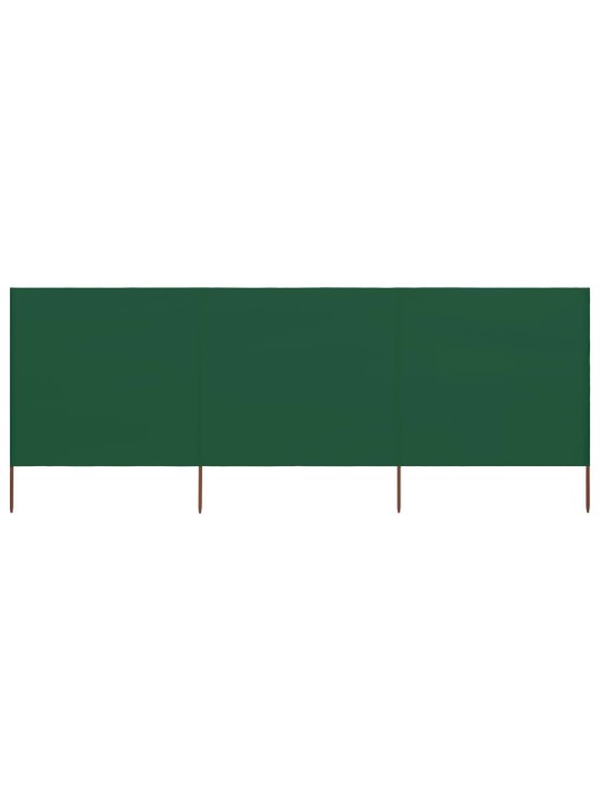 Tuulensuojakangas 3 paneelilla 400 x 120 cm vihreä