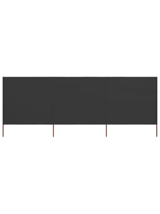 Tuulensuojakangas 3 paneelilla 400 x 120 cm antrasiitti