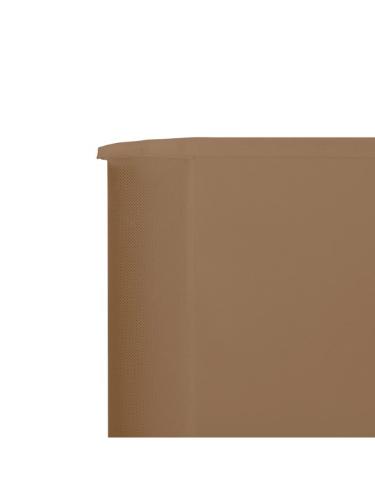 Tuulensuojakangas 3 paneelilla 400 x 120 cm ruskeanharmaa