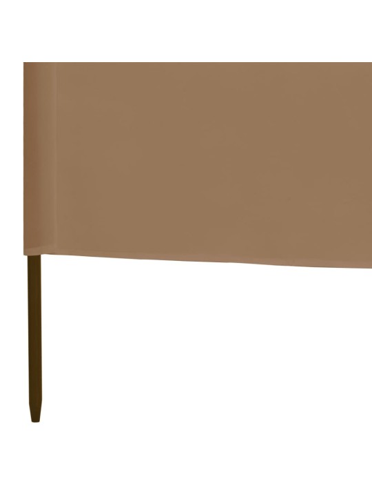 Tuulensuojakangas 3 paneelilla 400 x 120 cm ruskeanharmaa