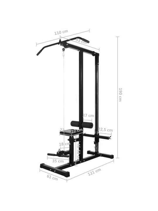 Kuntolaite levypainosarjalla 40 kg