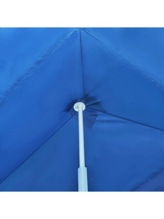Kokoontaitettava pop-up juhlateltta 5 sivuseinää 3x9 m sininen