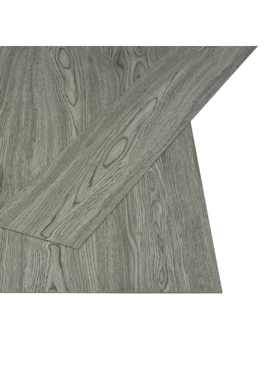 Itsekiinnittyvä lattialankku 4,46 m² 3mm PVC harmaa