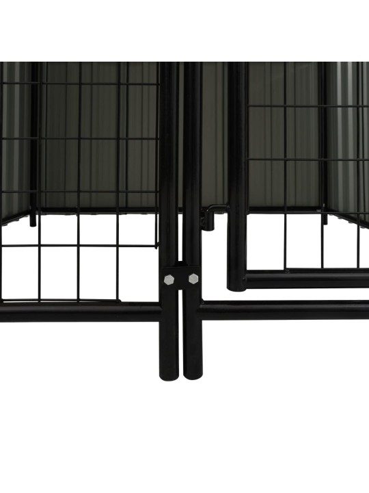 Koiran ulkohäkki 193x133x116 cm