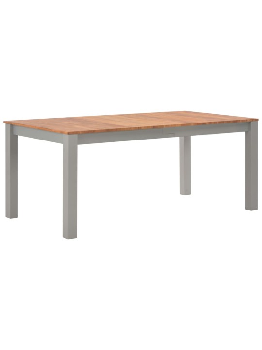 Ruokapöytä 180x90x74 cm täysi tammi