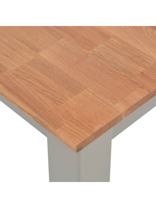 Ruokapöytä 180x90x74 cm täysi tammi