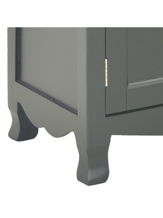 TV-taso musta 120x30x40 cm puu