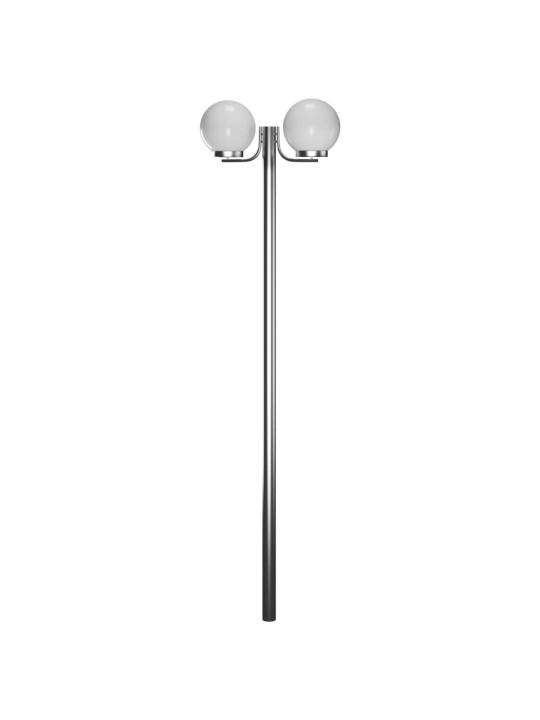 Puutarhalamppu tolpalla 2 valoa 220 cm