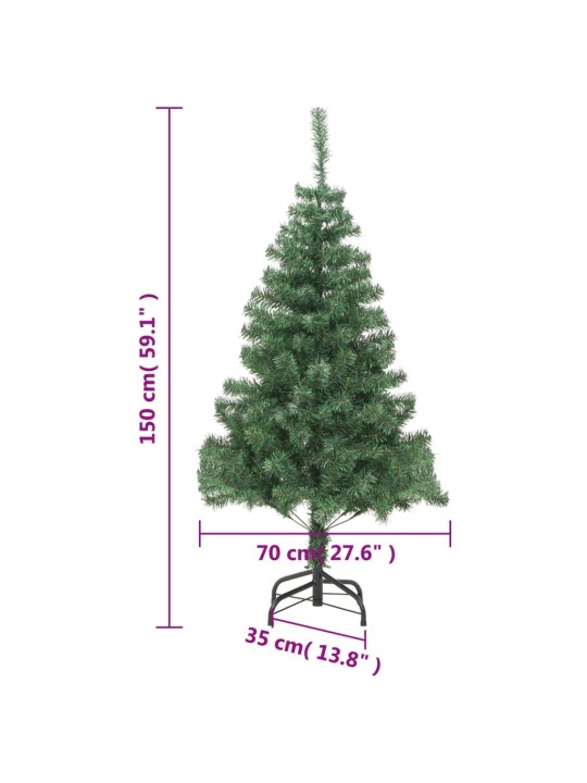 Tekojoulukuusi jalustalla 150 cm 380 oksaa