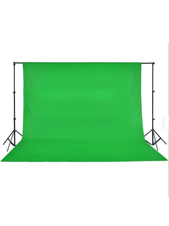 Taustakangas puuvilla chromakey 500x300 cm vihreä