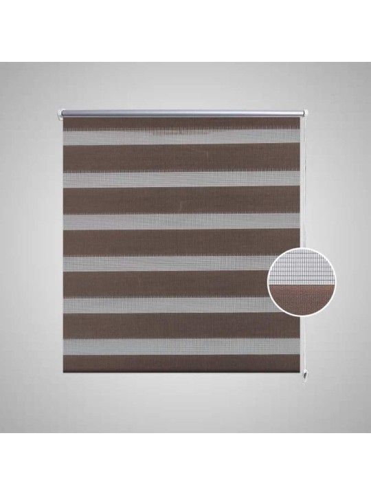 Zebra rullakaihdin 90 x 150 cm kahvinruskea