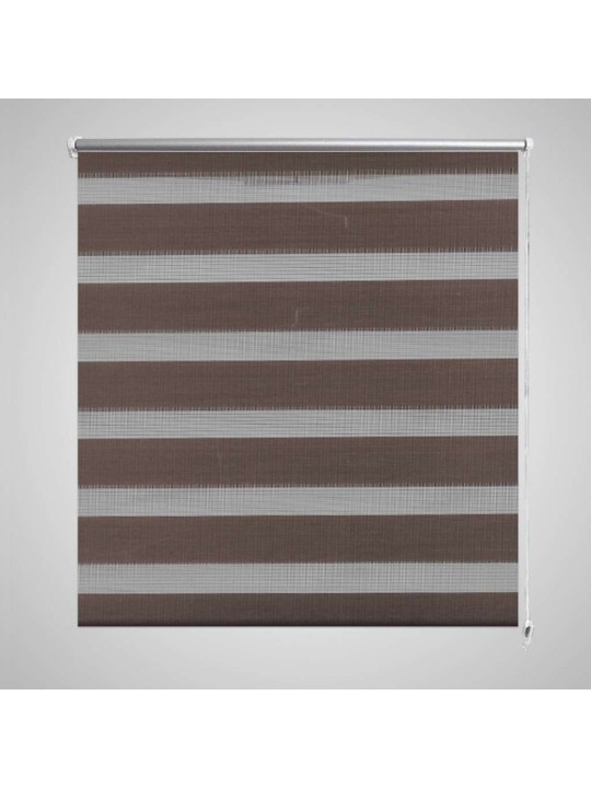 Zebra rullakaihdin 90 x 150 cm kahvinruskea