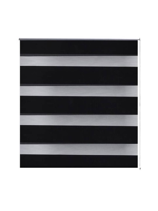 Zebra rullakaihdin 120 x 175 cm musta