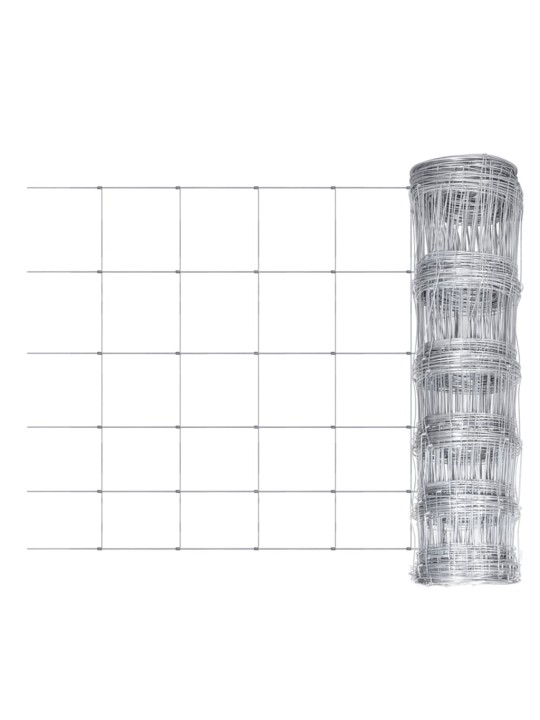 Puutarha-aita galvanoitu teräs 50 m 80 cm