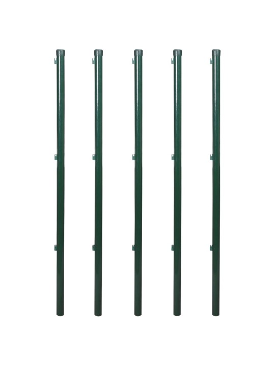 Verkkoaita tolpilla piikeillä teräs 1,0x15 m