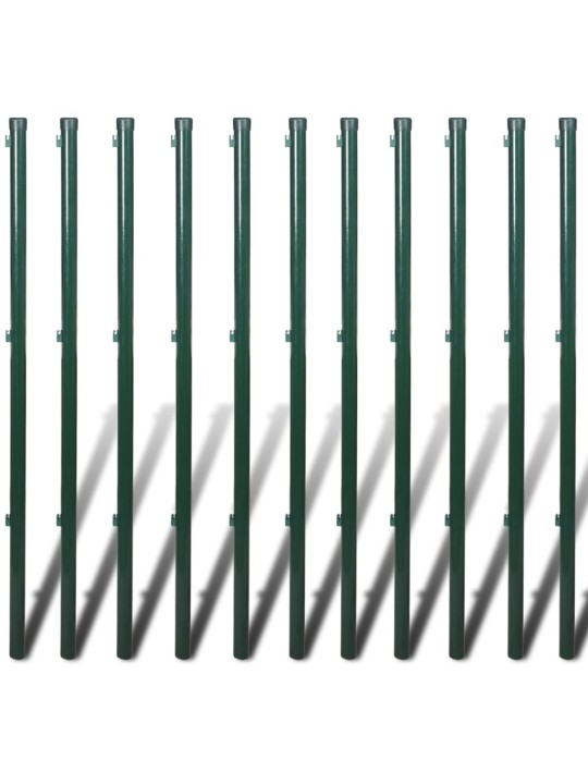 Verkkoaita tolpilla piikeillä teräs 1,25x25 m