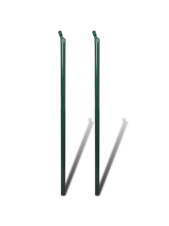 Verkkoaita tolpilla piikeillä teräs 1,25x25 m