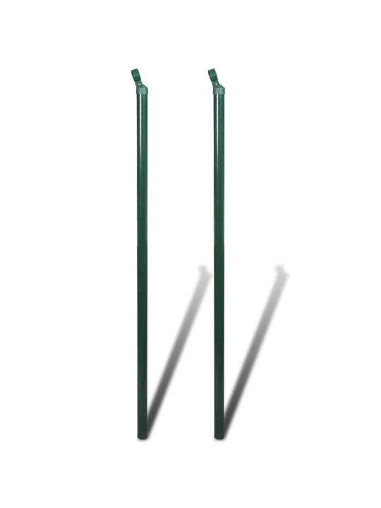 Verkkoaita tolpilla piikeillä teräs 1,5x25 m