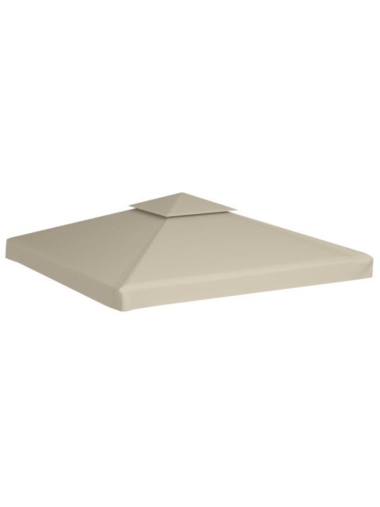 Huvimajan vaihtokatto 310 g/m² Beige 3 x 3 m