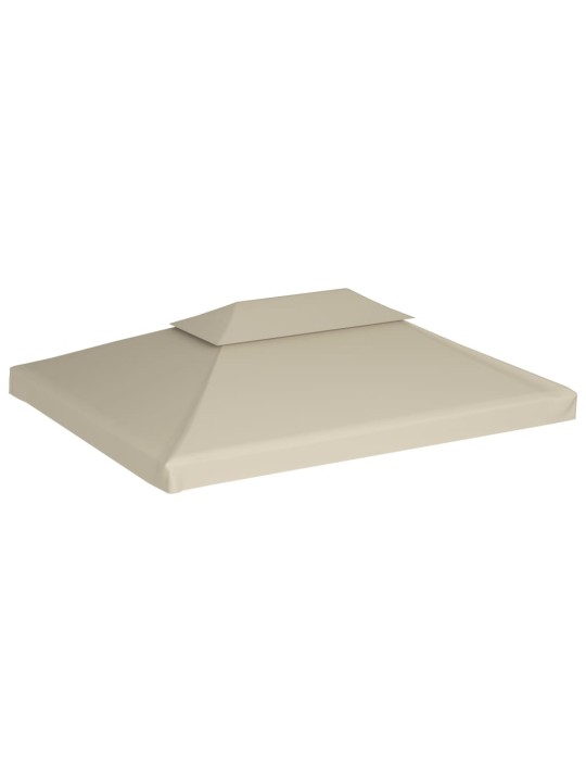 Huvimajan vaihtokatto 310 g/m² Beige 3 x 4 m