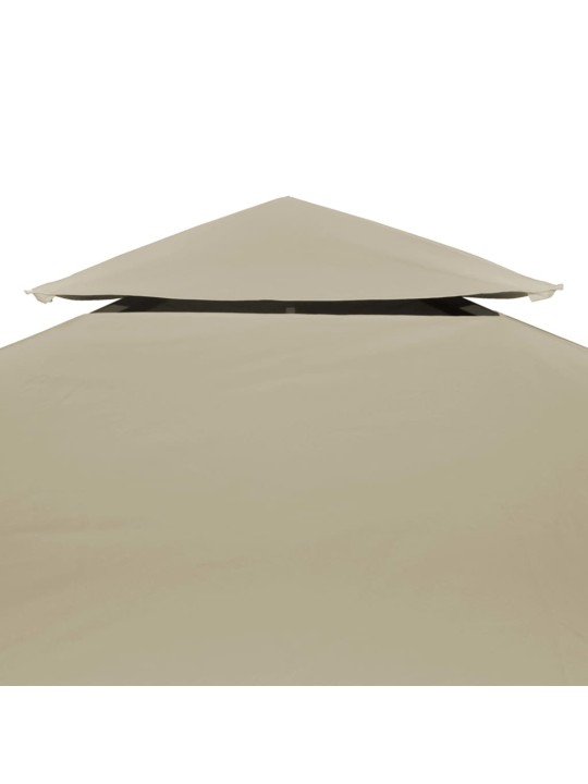 Huvimajan vaihtokatto 310 g/m² Beige 3 x 4 m