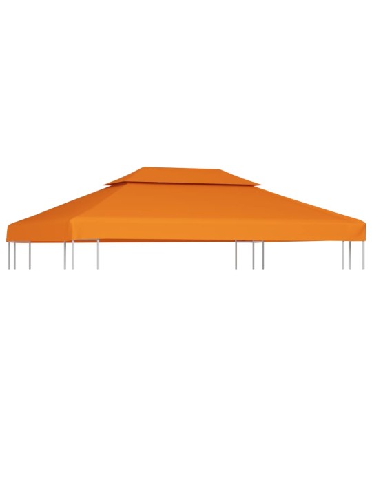 Huvimajan vaihtokatto 3 x 4 m kangas 310 g/m² oranssi