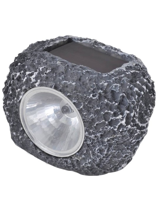 Aurinkoenergialla toimiva LED-ulkokohdevalo kiven muoto 12 kpl
