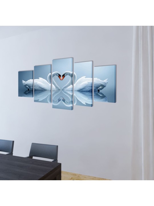 Taulusarja joutsen 100 x 50 cm