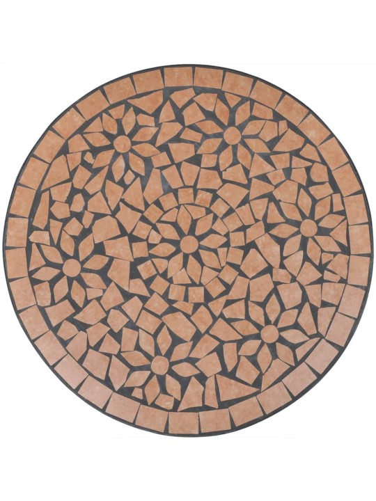 Bistropöytä terrakotta 60 cm mosaiikki