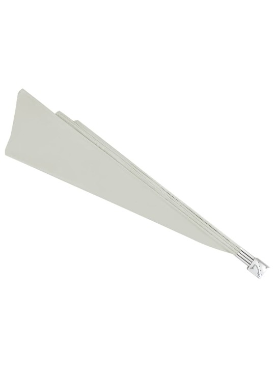 Kokoontaittuva parvekkeen sivumarkiisi kerma 140x140 cm