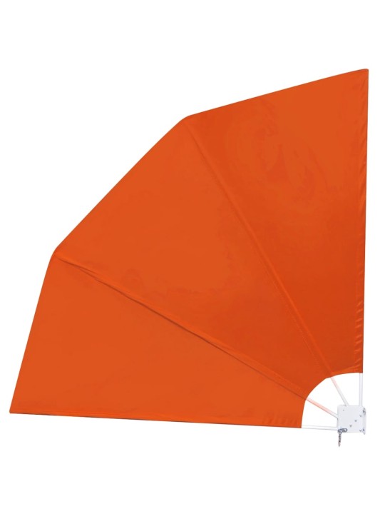 Kokoontaittuva parvekkeen sivumarkiisi terrakotta 210x210 cm