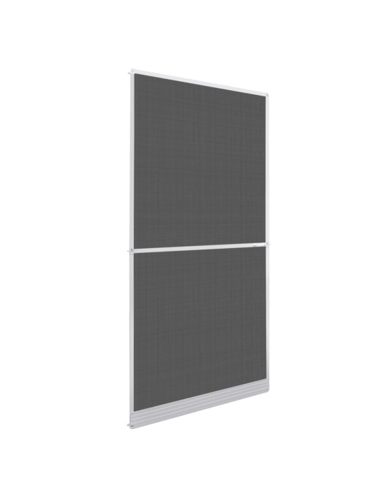 Saranoitu valkoinen hyönteisverkko oviin 100 x 215 cm