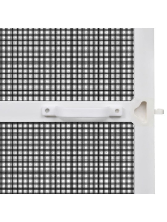 Saranoitu valkoinen hyönteisverkko oviin 100 x 215 cm