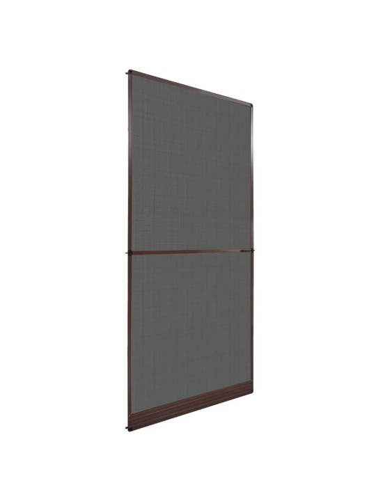 Saranoitu ruskea hyönteisverkko oviin 100 x 215 cm
