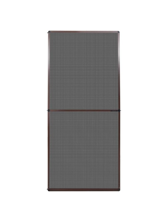 Saranoitu ruskea hyönteisverkko oviin 100 x 215 cm