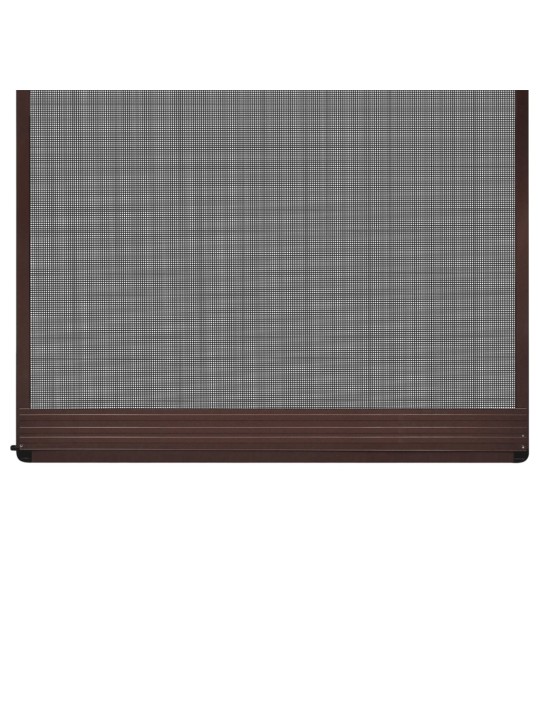 Saranoitu ruskea hyönteisverkko oviin 100 x 215 cm