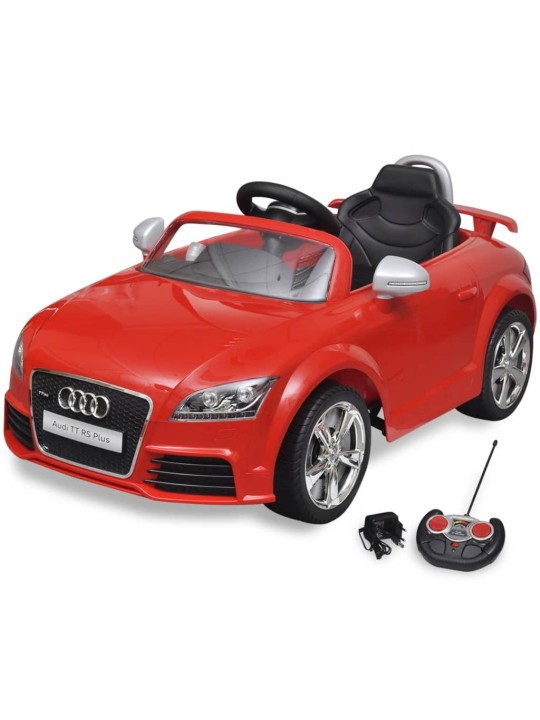 Audi TT RS Istuttava Auto Lapsille Kauko-ohjaimella Punainen