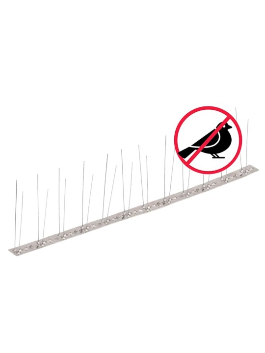 2-Riviset ruostumaton teräs lintu- & kyyhkyspiikit 6-sarja 3 m