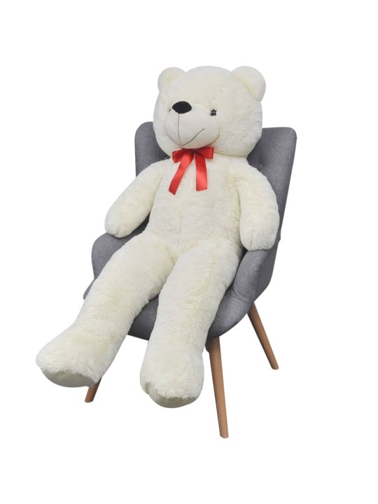 Xxl nalle pehmolelu 85 cm valkoinen