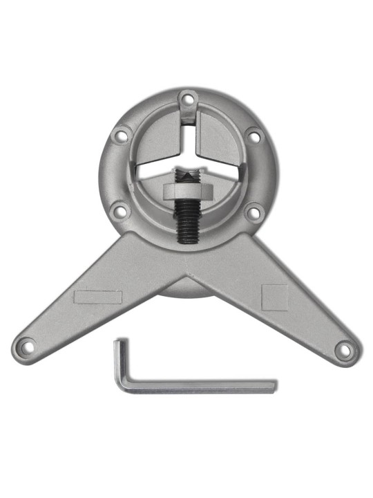 4 Korkeussäädettävää Pöydän Jalkaa Kromi 1100 mm