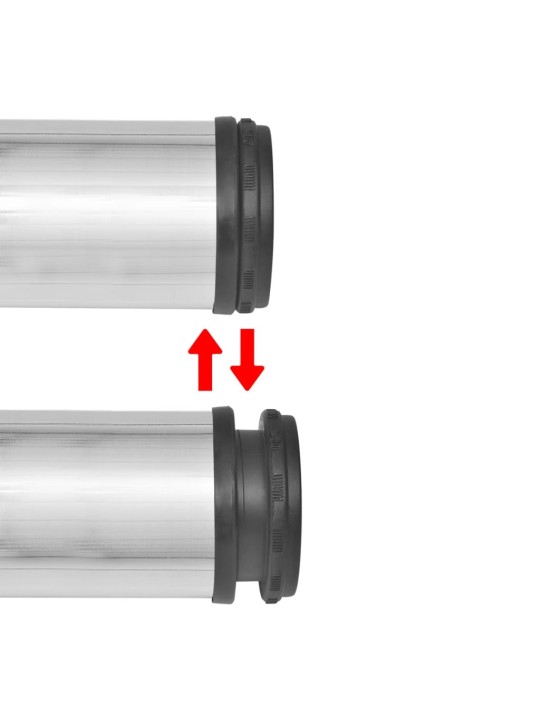 4 Korkeussäädettävää Pöydän Jalkaa Harjattu Nikkeli 1100 mm