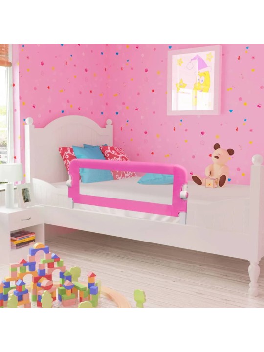 Turvalaita lapsen sänkyyn 102 x 42 cm pinkki