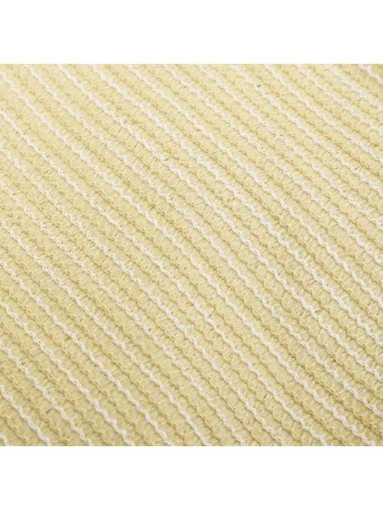 Aurinkovarjo Purje HDPE Neliö 3.6x3.6 m Beige