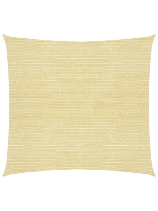 Aurinkovarjo Purje HDPE Neliö 3.6x3.6 m Beige