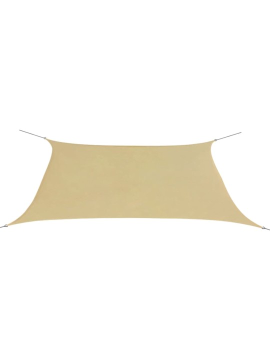 Aurinkopurje Oxford-kangas suorakaide 2x4 m Beige