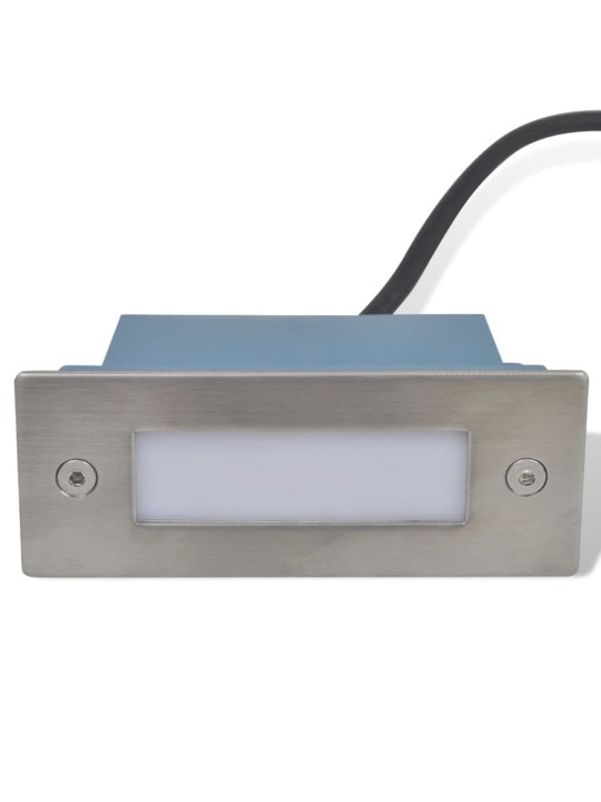 Led upotettu porrasvalaisin 12 kpl 44x11x56 mm